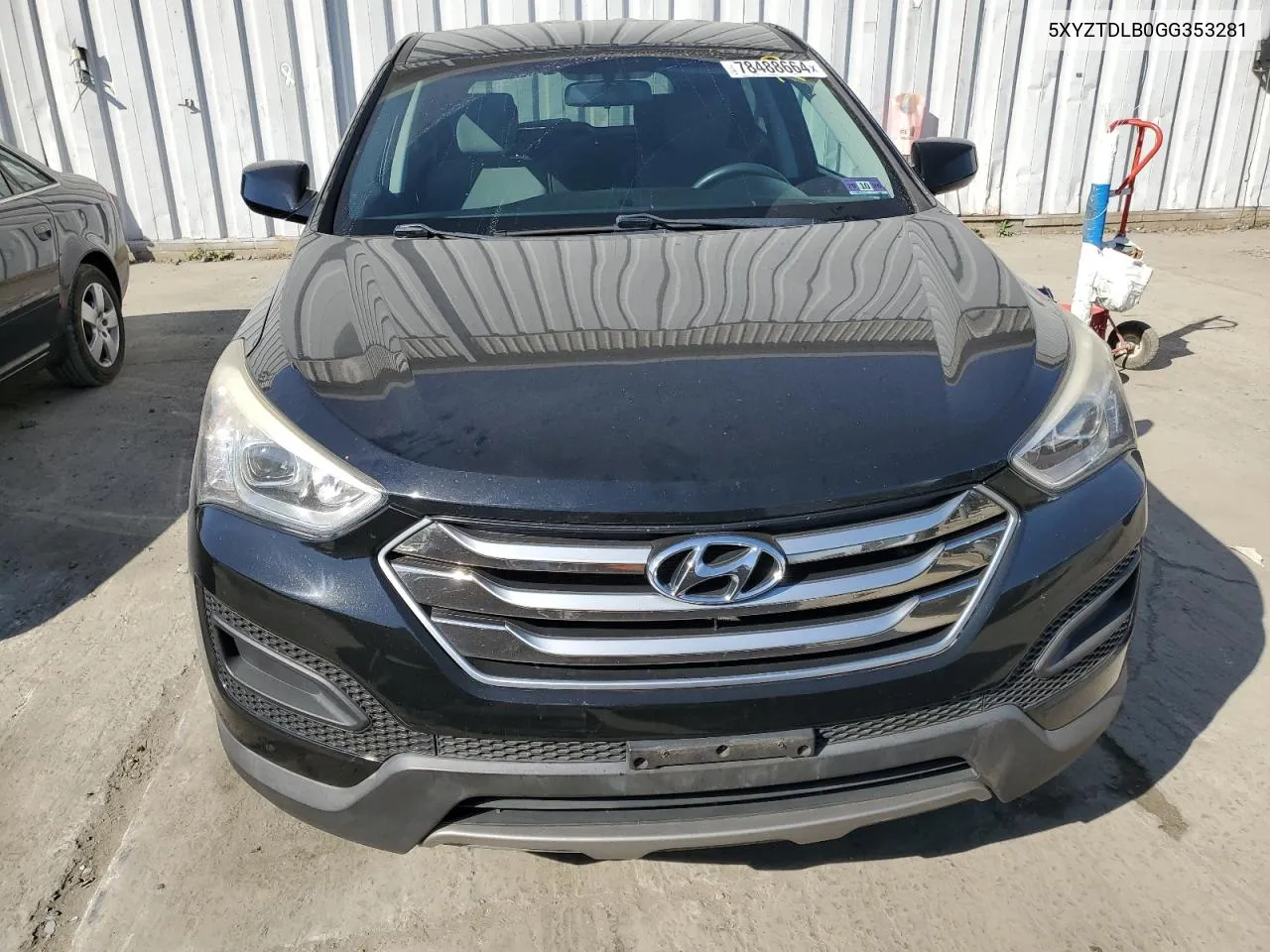 2016 Hyundai Santa Fe Sport VIN: 5XYZTDLB0GG353281 Lot: 78488664