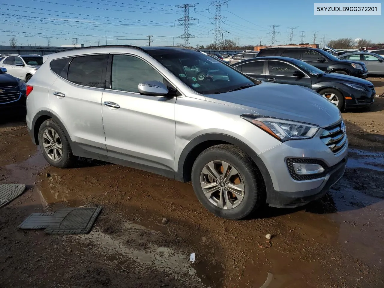 2016 Hyundai Santa Fe Sport VIN: 5XYZUDLB9GG372201 Lot: 78600624