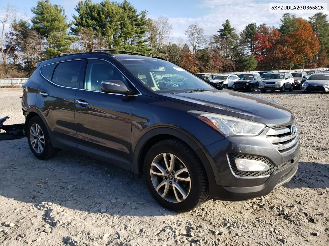 2016 Hyundai Santa Fe Sport VIN: 5XYZUDLA2GG365825 Lot: 78656094