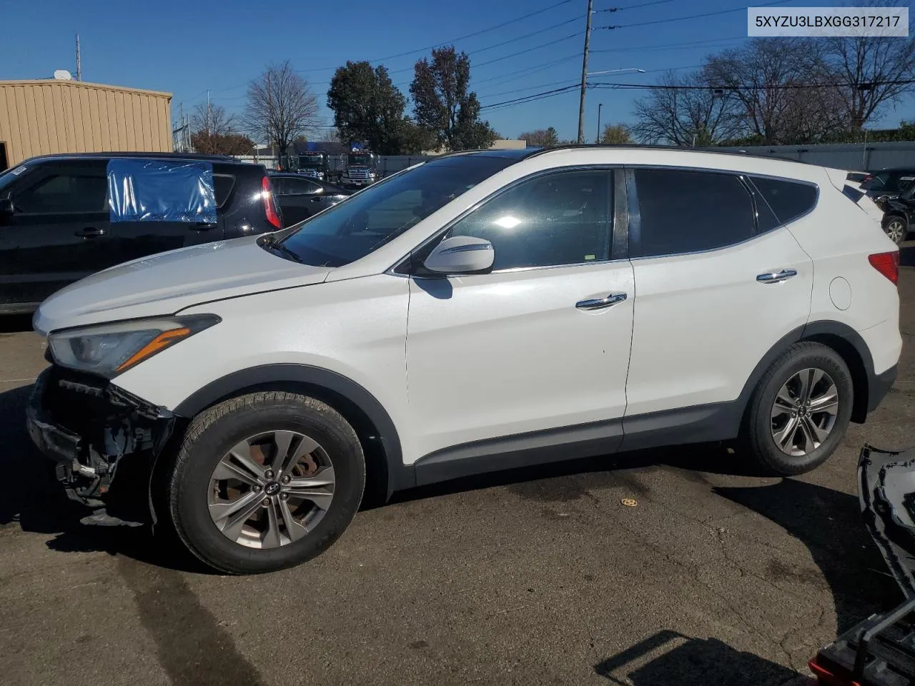 2016 Hyundai Santa Fe Sport VIN: 5XYZU3LBXGG317217 Lot: 78872764