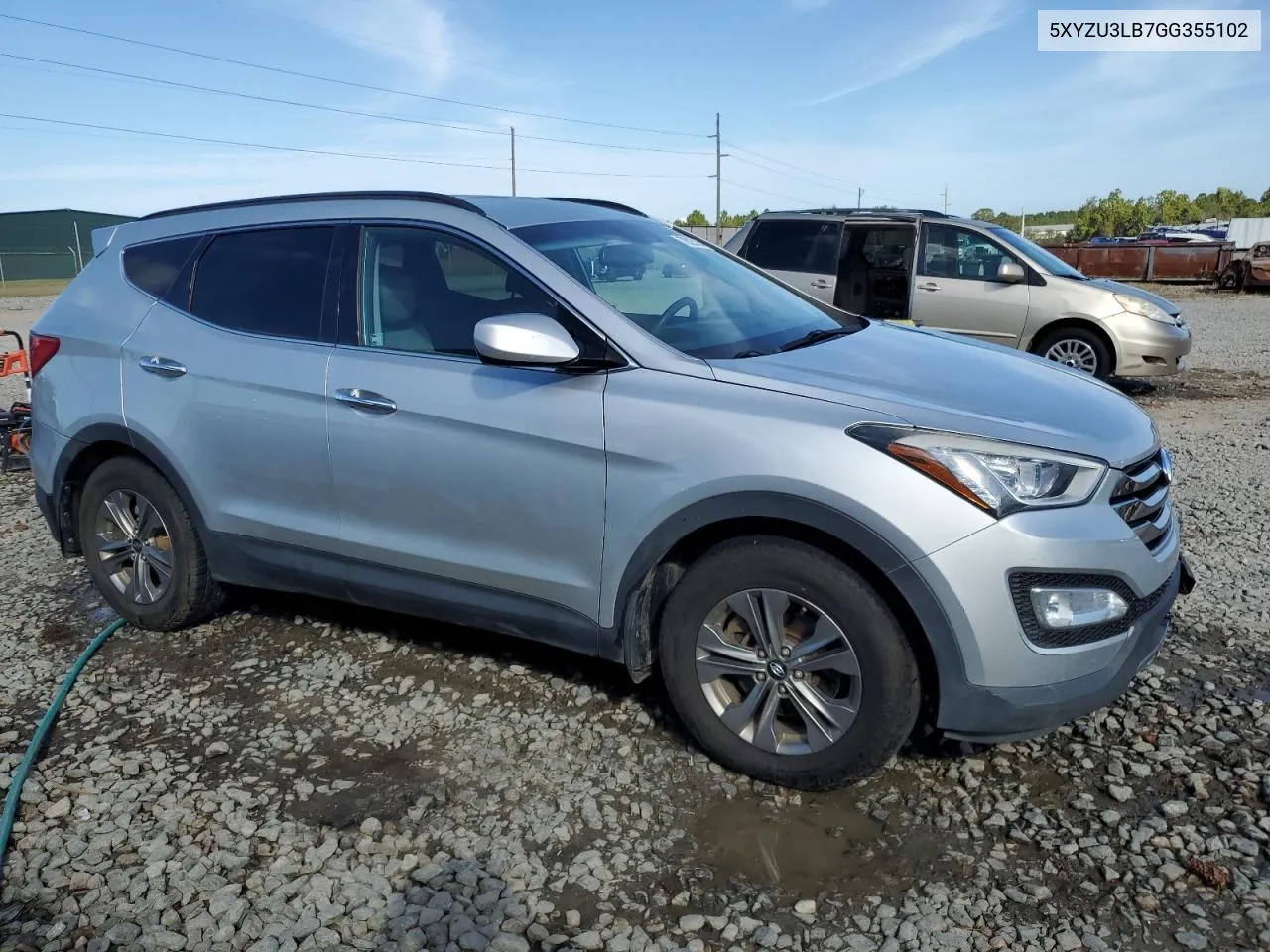 2016 Hyundai Santa Fe Sport VIN: 5XYZU3LB7GG355102 Lot: 79023194