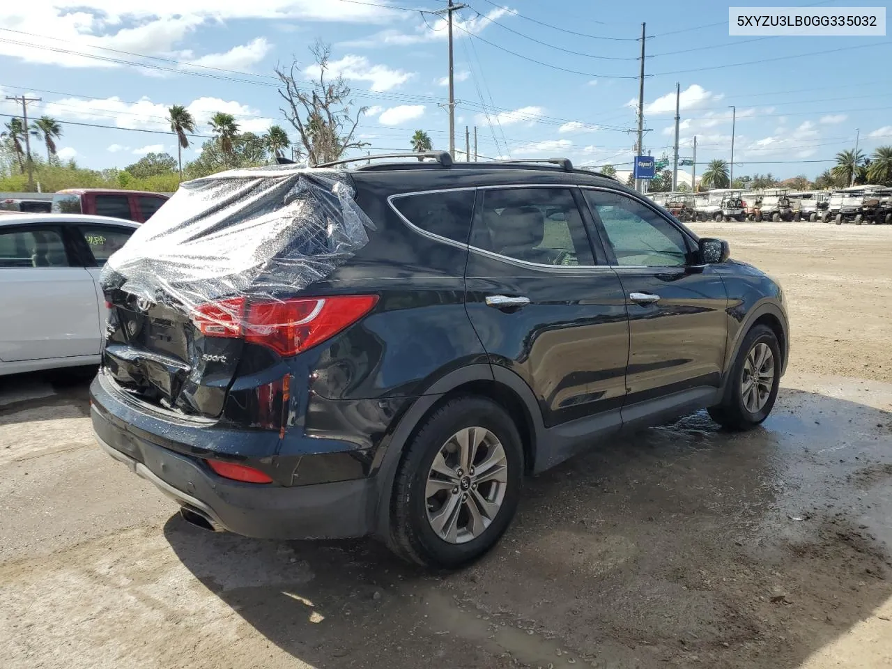 2016 Hyundai Santa Fe Sport VIN: 5XYZU3LB0GG335032 Lot: 79062234