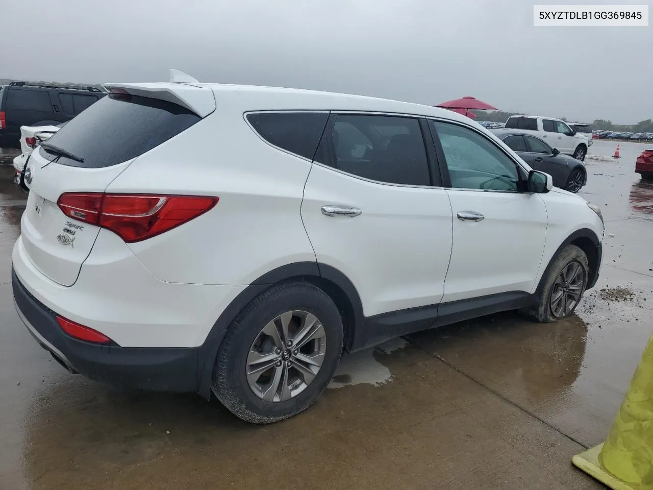 2016 Hyundai Santa Fe Sport VIN: 5XYZTDLB1GG369845 Lot: 79485574