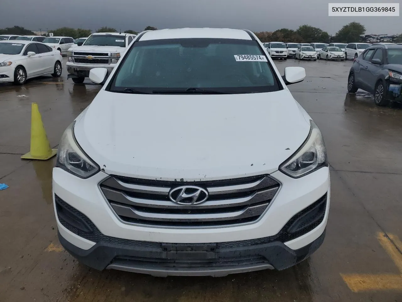 2016 Hyundai Santa Fe Sport VIN: 5XYZTDLB1GG369845 Lot: 79485574