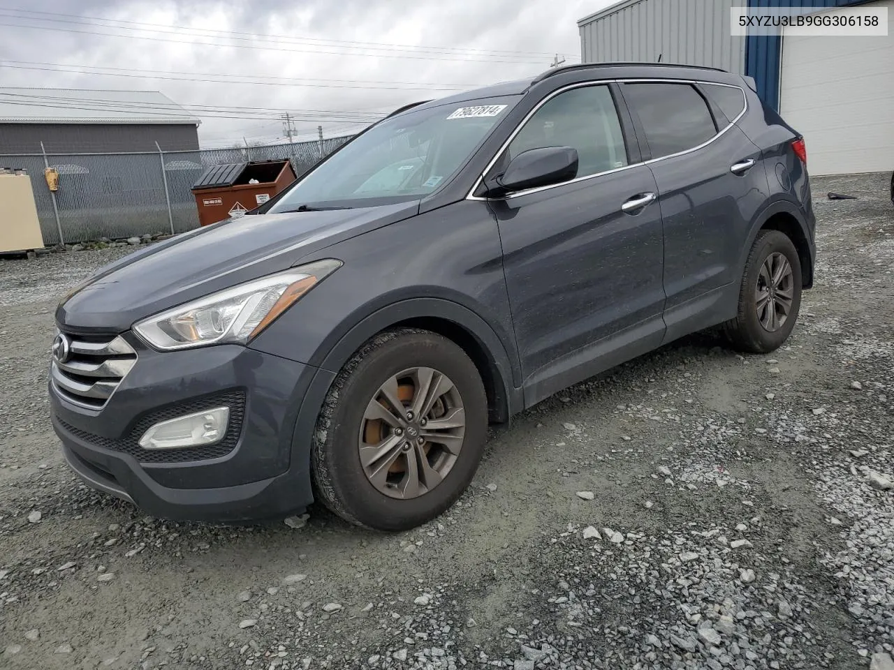 2016 Hyundai Santa Fe Sport VIN: 5XYZU3LB9GG306158 Lot: 79627814