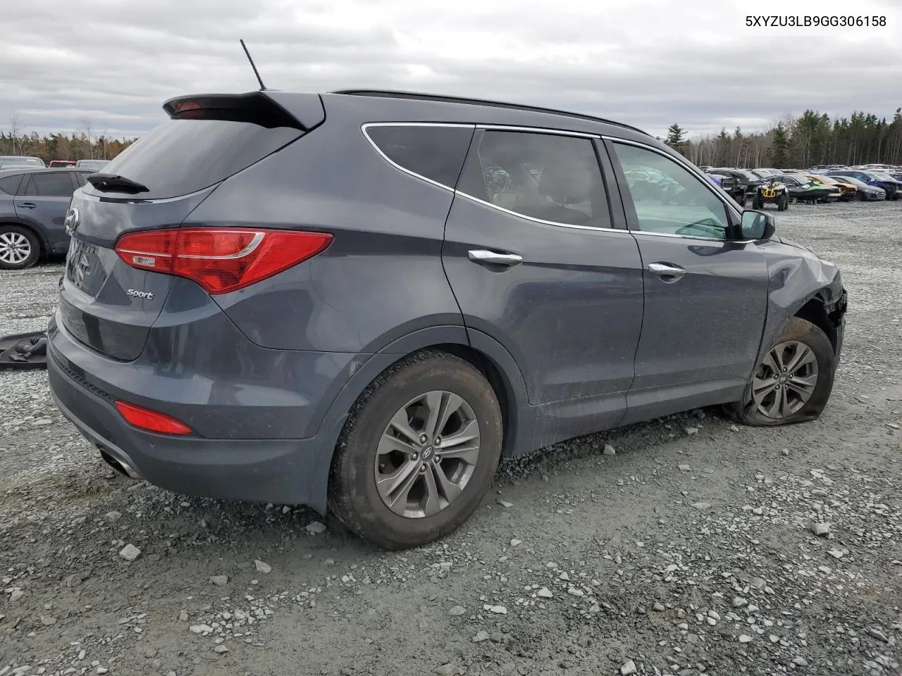 2016 Hyundai Santa Fe Sport VIN: 5XYZU3LB9GG306158 Lot: 79627814