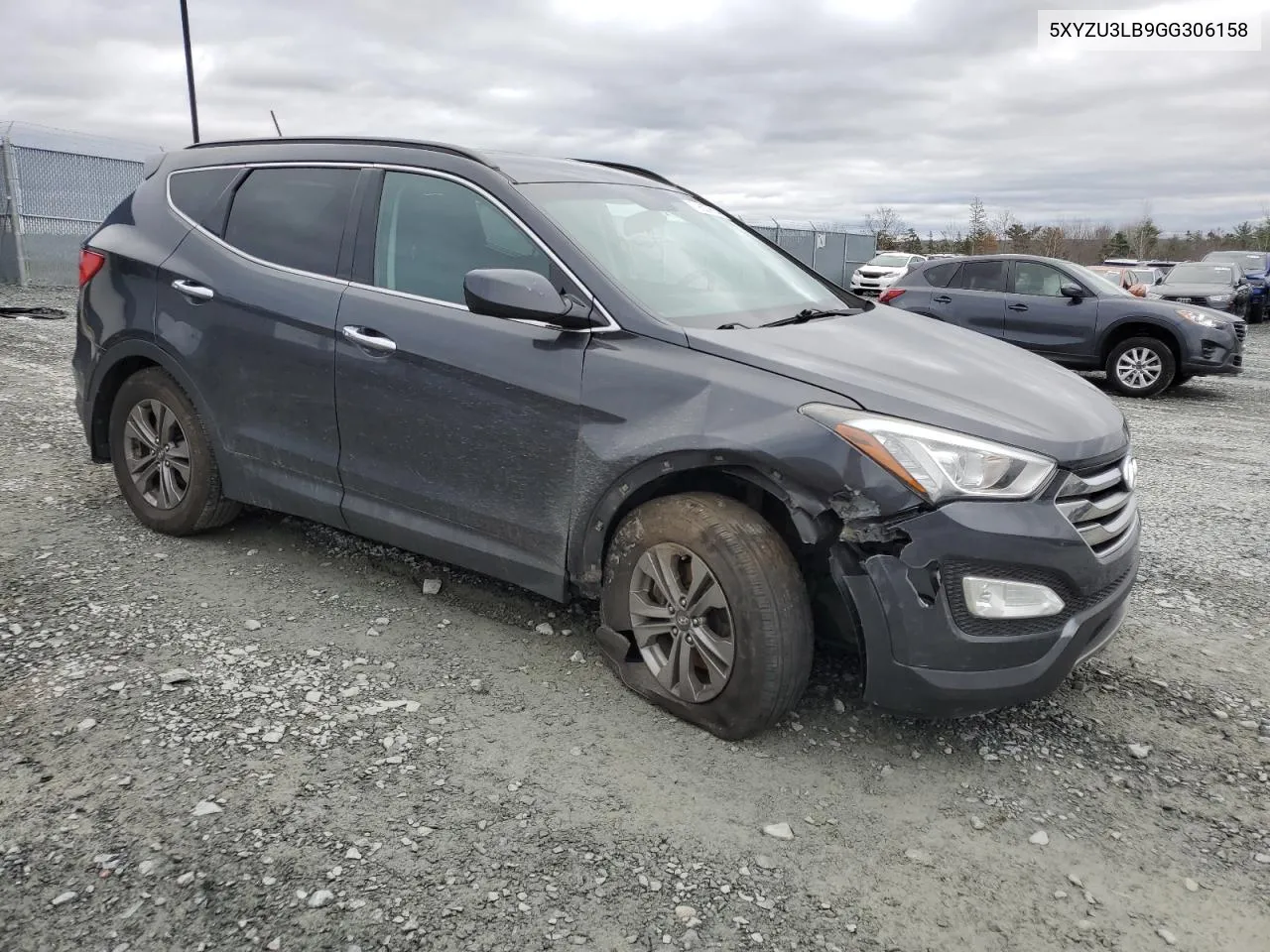 2016 Hyundai Santa Fe Sport VIN: 5XYZU3LB9GG306158 Lot: 79627814