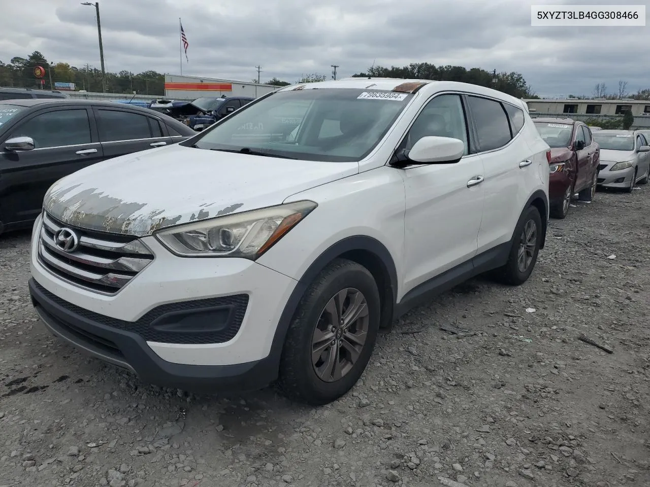 2016 Hyundai Santa Fe Sport VIN: 5XYZT3LB4GG308466 Lot: 79635984