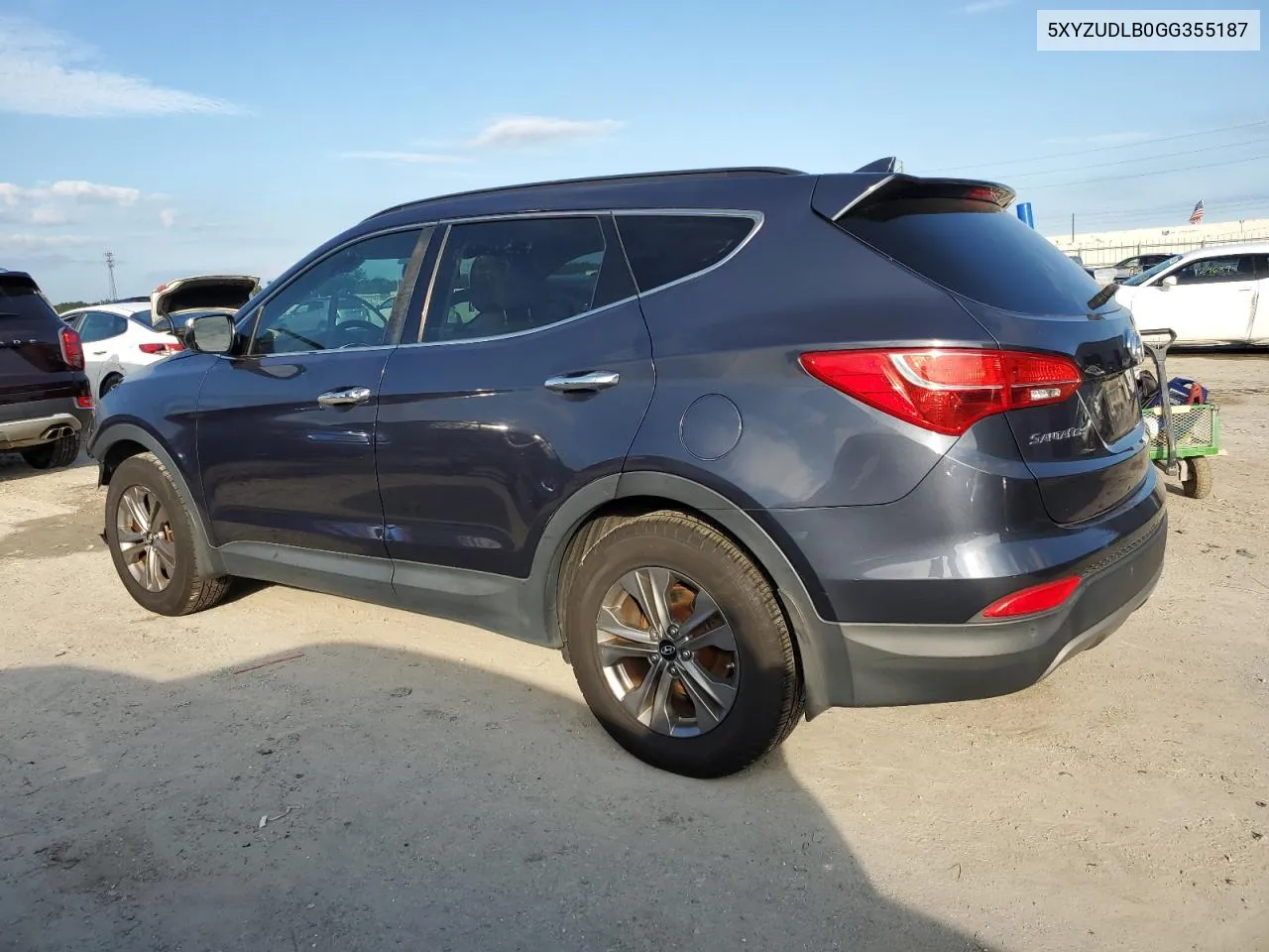 2016 Hyundai Santa Fe Sport VIN: 5XYZUDLB0GG355187 Lot: 79882694