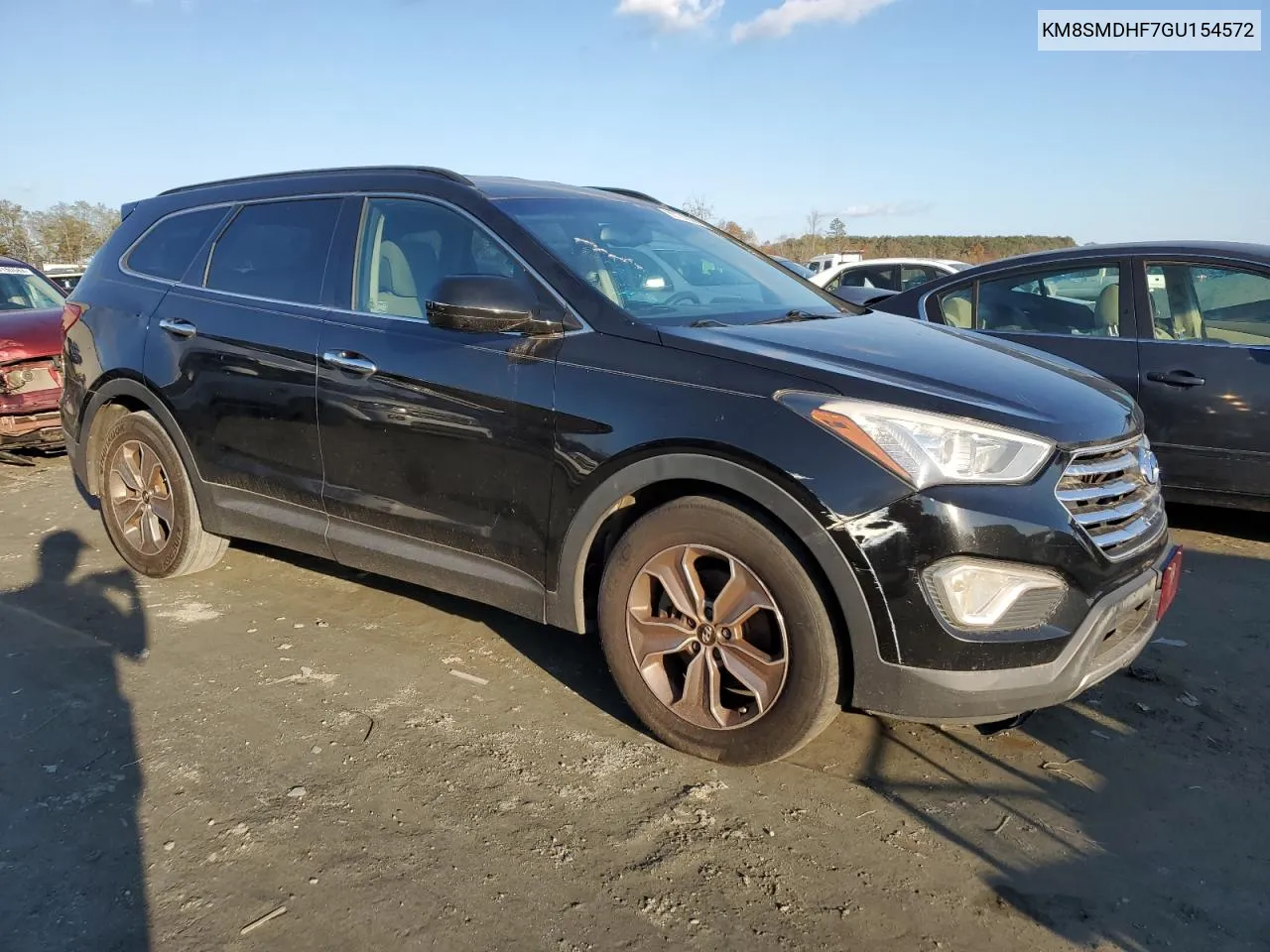 2016 Hyundai Santa Fe Se VIN: KM8SMDHF7GU154572 Lot: 80130974