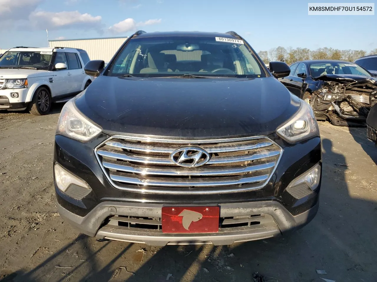 2016 Hyundai Santa Fe Se VIN: KM8SMDHF7GU154572 Lot: 80130974