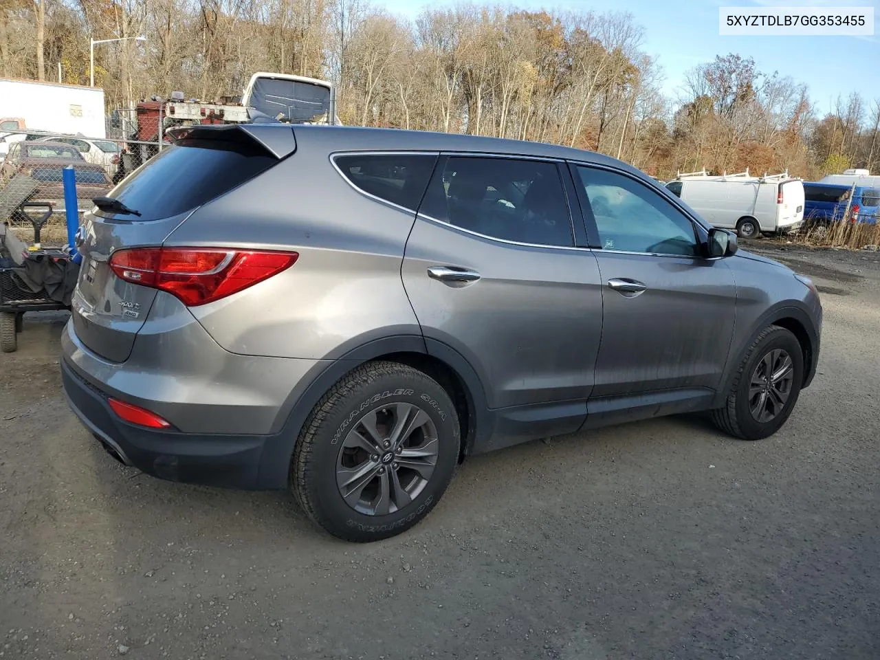 5XYZTDLB7GG353455 2016 Hyundai Santa Fe Sport