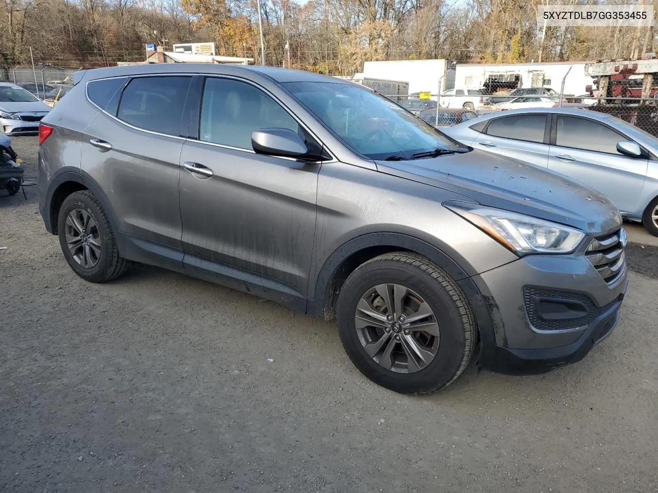 5XYZTDLB7GG353455 2016 Hyundai Santa Fe Sport