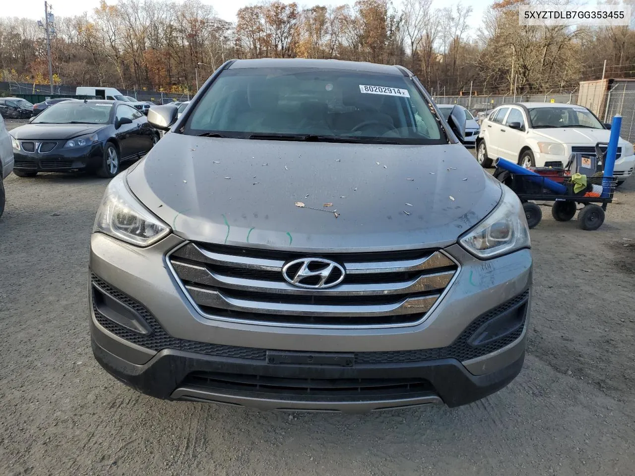 5XYZTDLB7GG353455 2016 Hyundai Santa Fe Sport