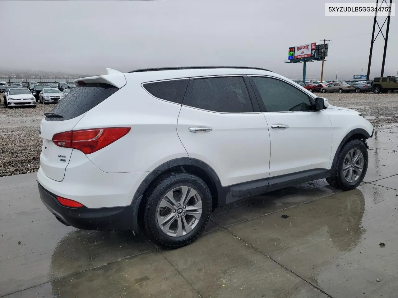 2016 Hyundai Santa Fe Sport VIN: 5XYZUDLB5GG344752 Lot: 80313334