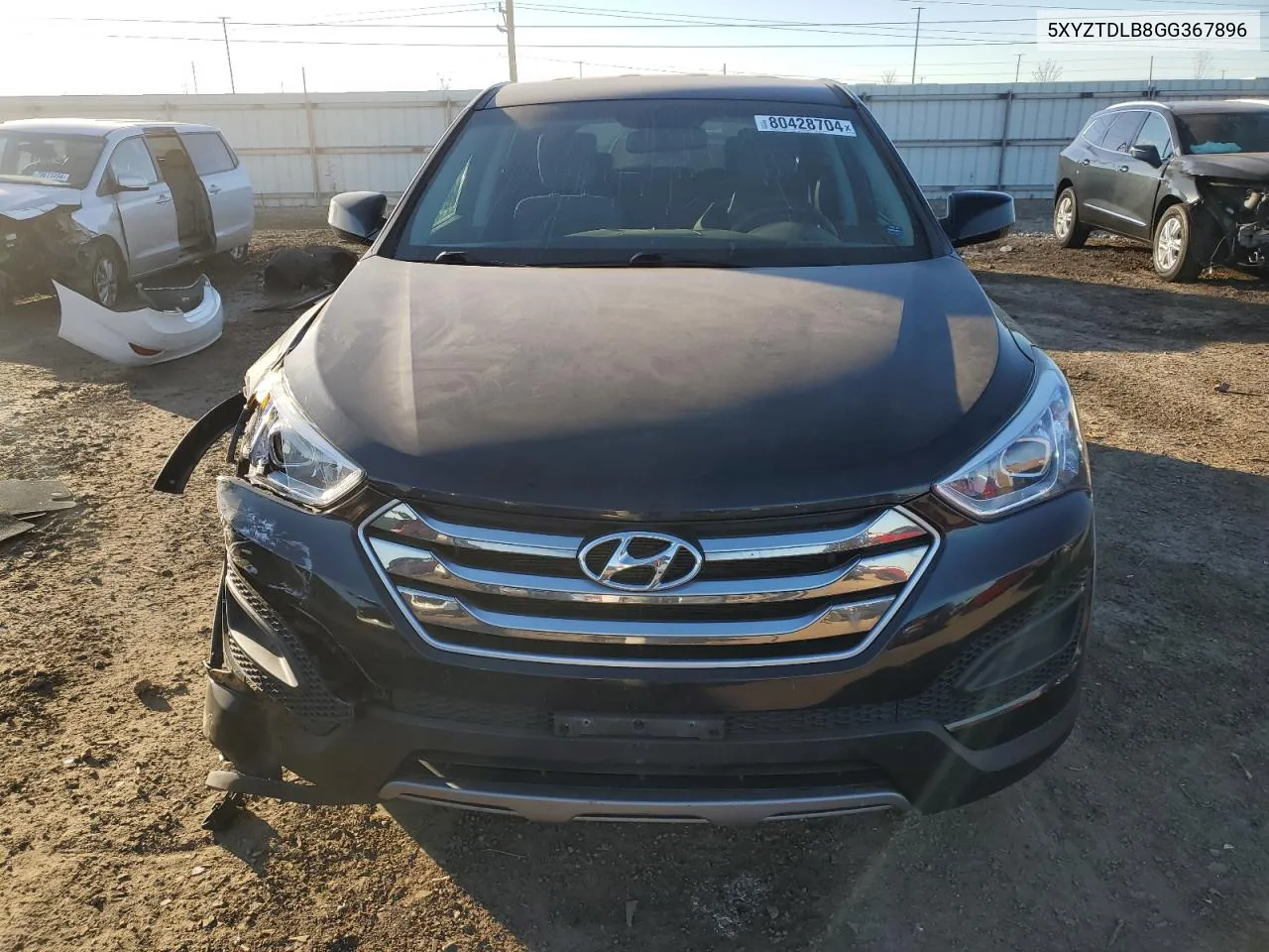 2016 Hyundai Santa Fe Sport VIN: 5XYZTDLB8GG367896 Lot: 80428704