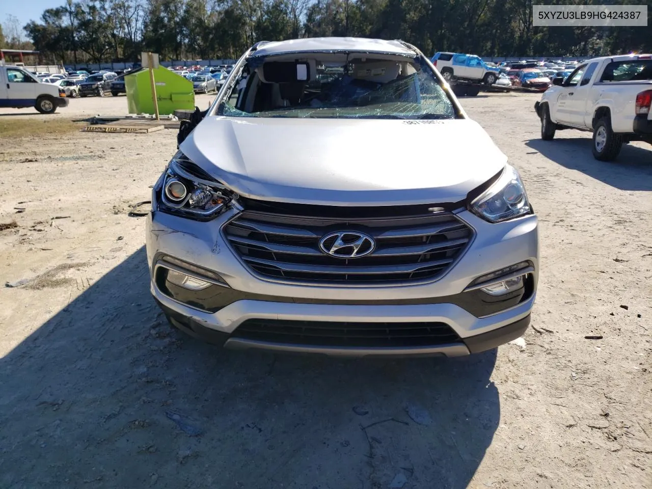 2017 Hyundai Santa Fe Sport VIN: 5XYZU3LB9HG424387 Lot: 38710853