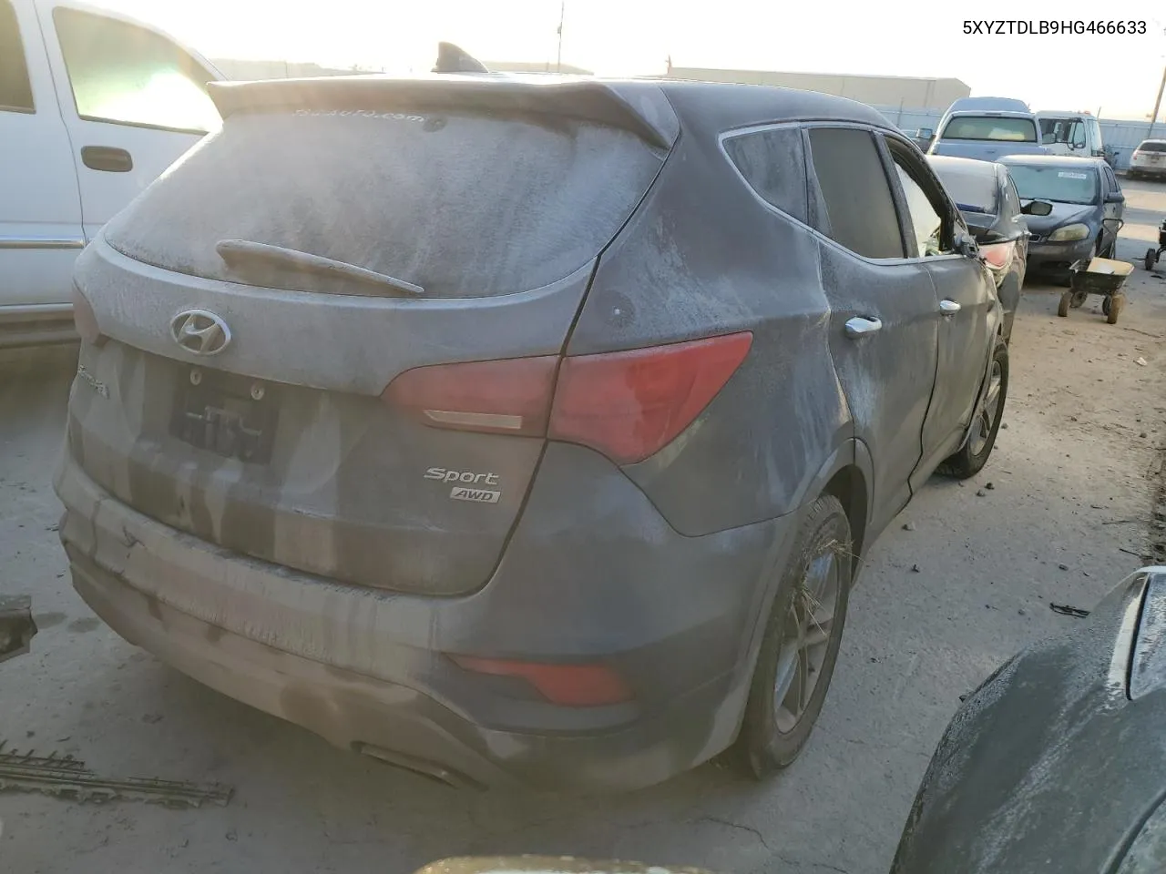 5XYZTDLB9HG466633 2017 Hyundai Santa Fe Sport