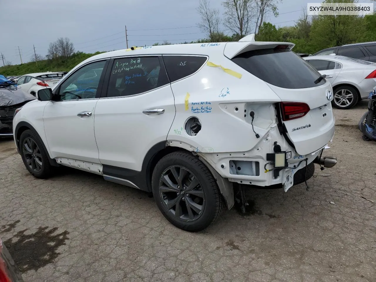 5XYZW4LA9HG388403 2017 Hyundai Santa Fe Sport