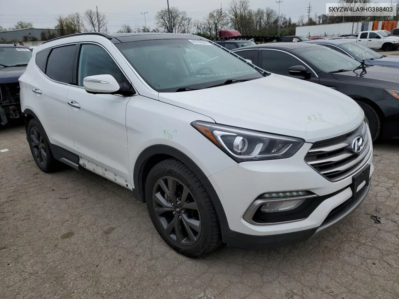 2017 Hyundai Santa Fe Sport VIN: 5XYZW4LA9HG388403 Lot: 48760544