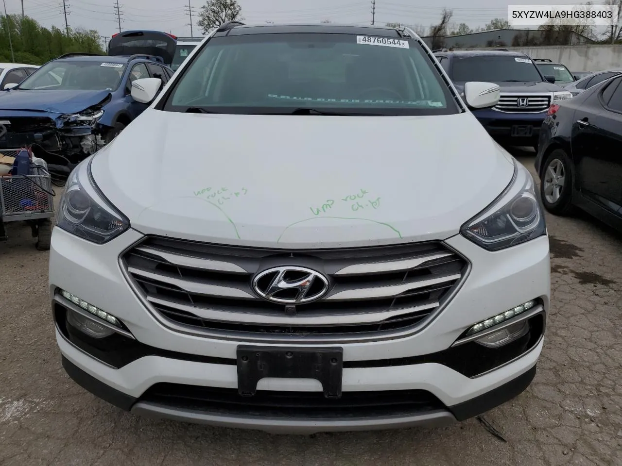 2017 Hyundai Santa Fe Sport VIN: 5XYZW4LA9HG388403 Lot: 48760544