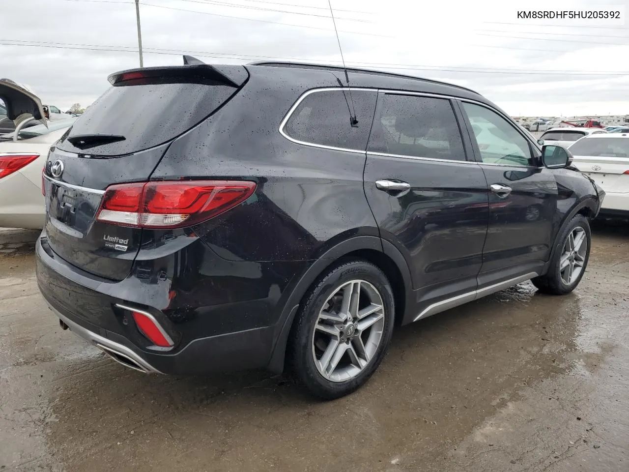 KM8SRDHF5HU205392 2017 Hyundai Santa Fe Se Ultimate