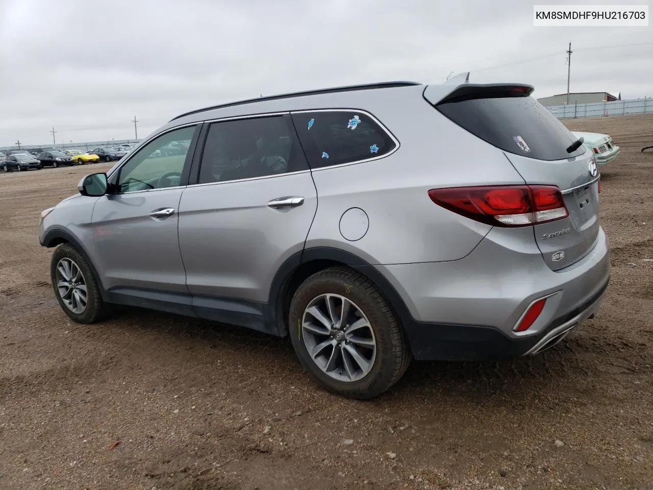 KM8SMDHF9HU216703 2017 Hyundai Santa Fe Se