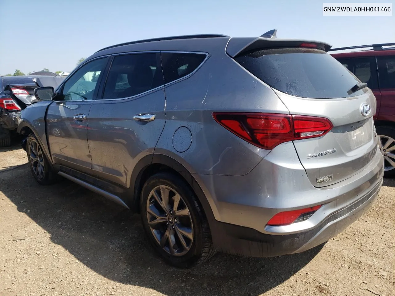 2017 Hyundai Santa Fe Sport VIN: 5NMZWDLA0HH041466 Lot: 55113284