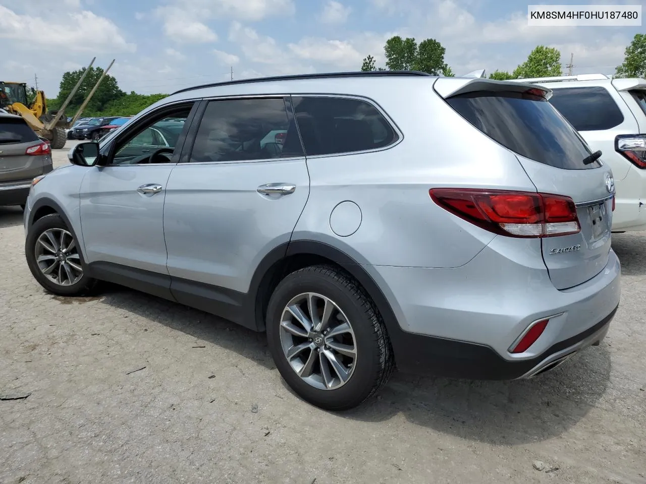 2017 Hyundai Santa Fe Se VIN: KM8SM4HF0HU187480 Lot: 55147734