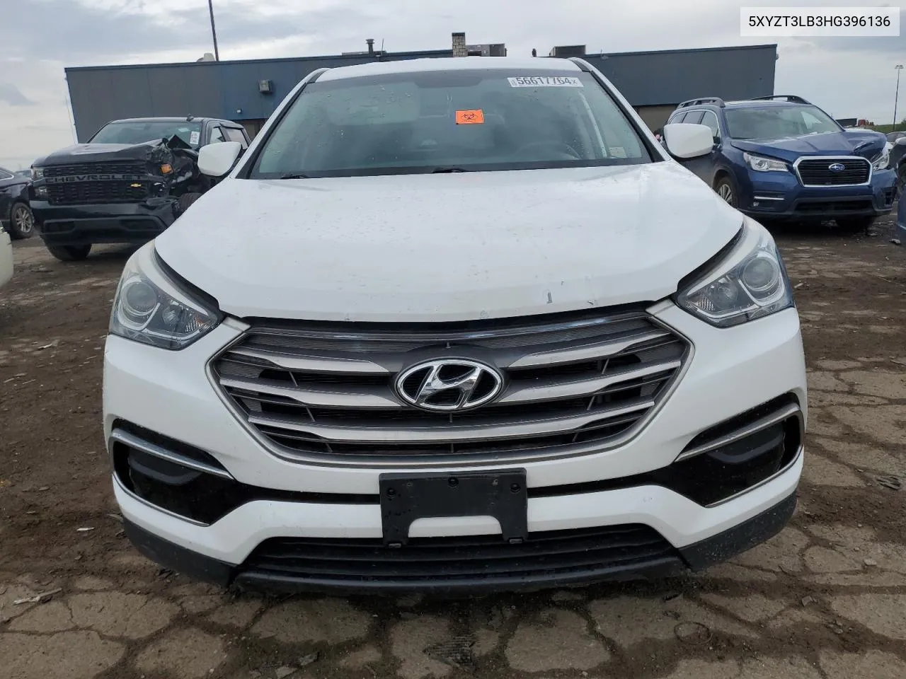 2017 Hyundai Santa Fe Sport VIN: 5XYZT3LB3HG396136 Lot: 56617764