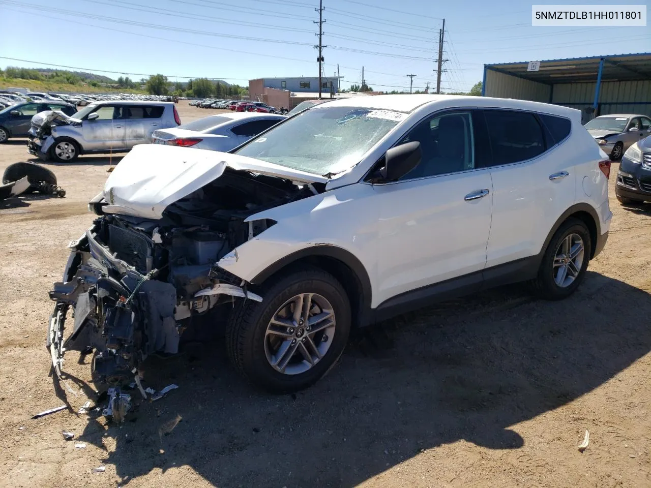 2017 Hyundai Santa Fe Sport VIN: 5NMZTDLB1HH011801 Lot: 57737474