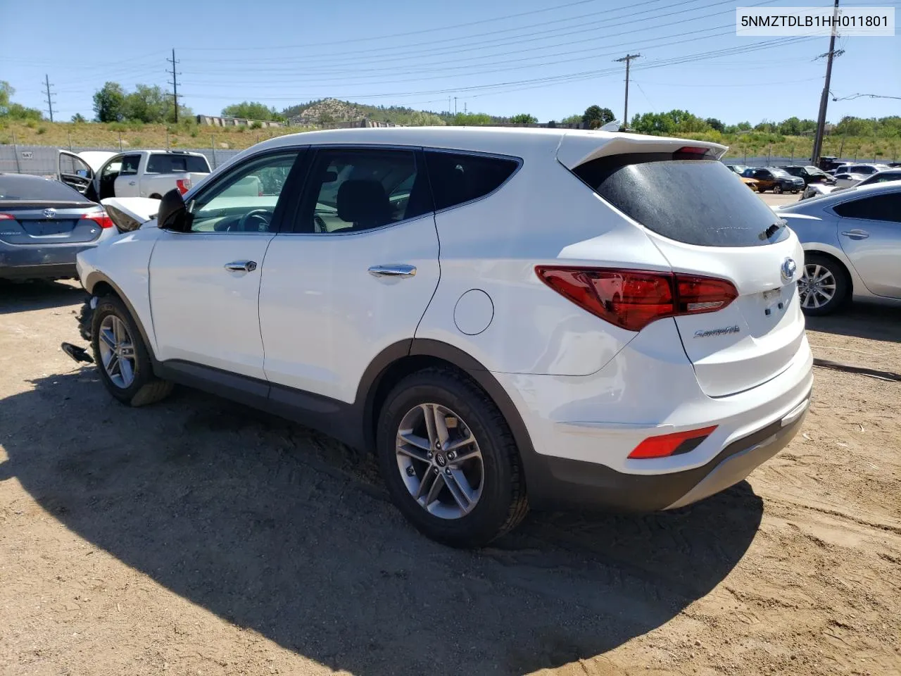 2017 Hyundai Santa Fe Sport VIN: 5NMZTDLB1HH011801 Lot: 57737474