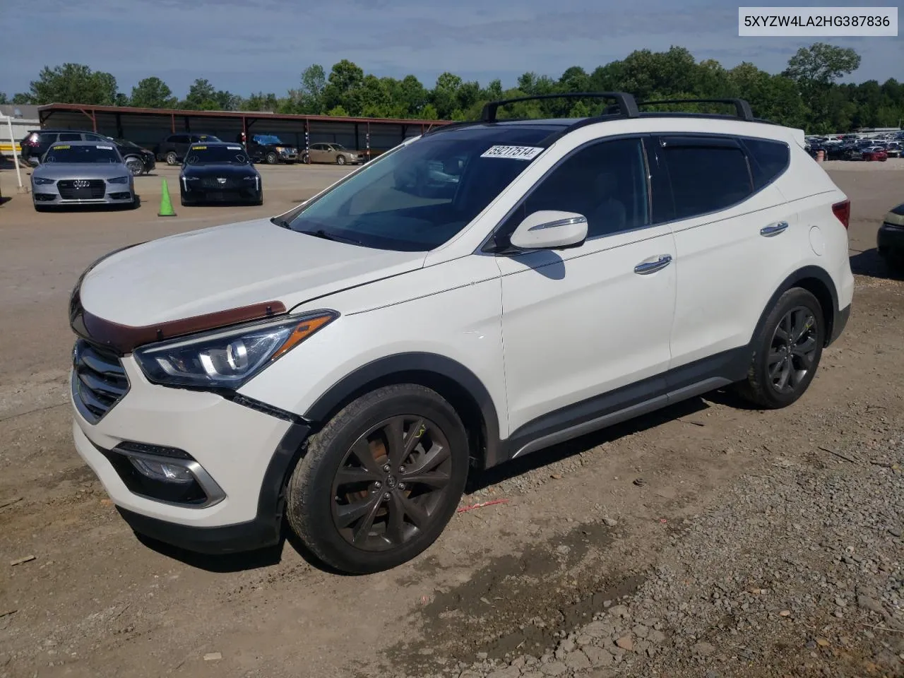 2017 Hyundai Santa Fe Sport VIN: 5XYZW4LA2HG387836 Lot: 59217514