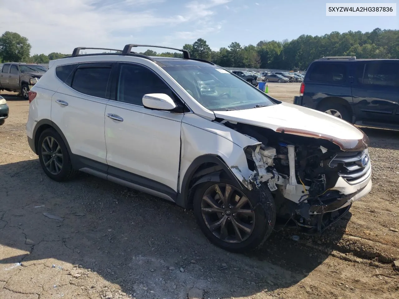 5XYZW4LA2HG387836 2017 Hyundai Santa Fe Sport