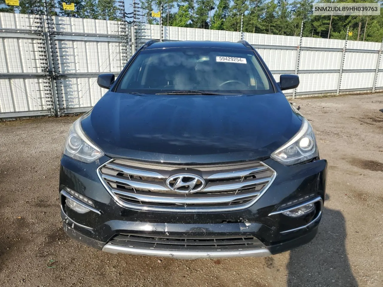 2017 Hyundai Santa Fe Sport VIN: 5NMZUDLB9HH039763 Lot: 59429254