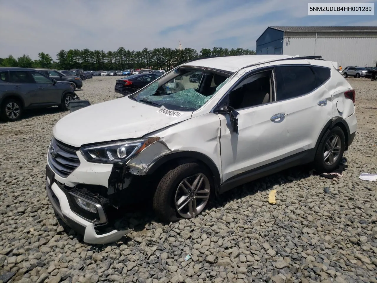 2017 Hyundai Santa Fe Sport VIN: 5NMZUDLB4HH001289 Lot: 60053674