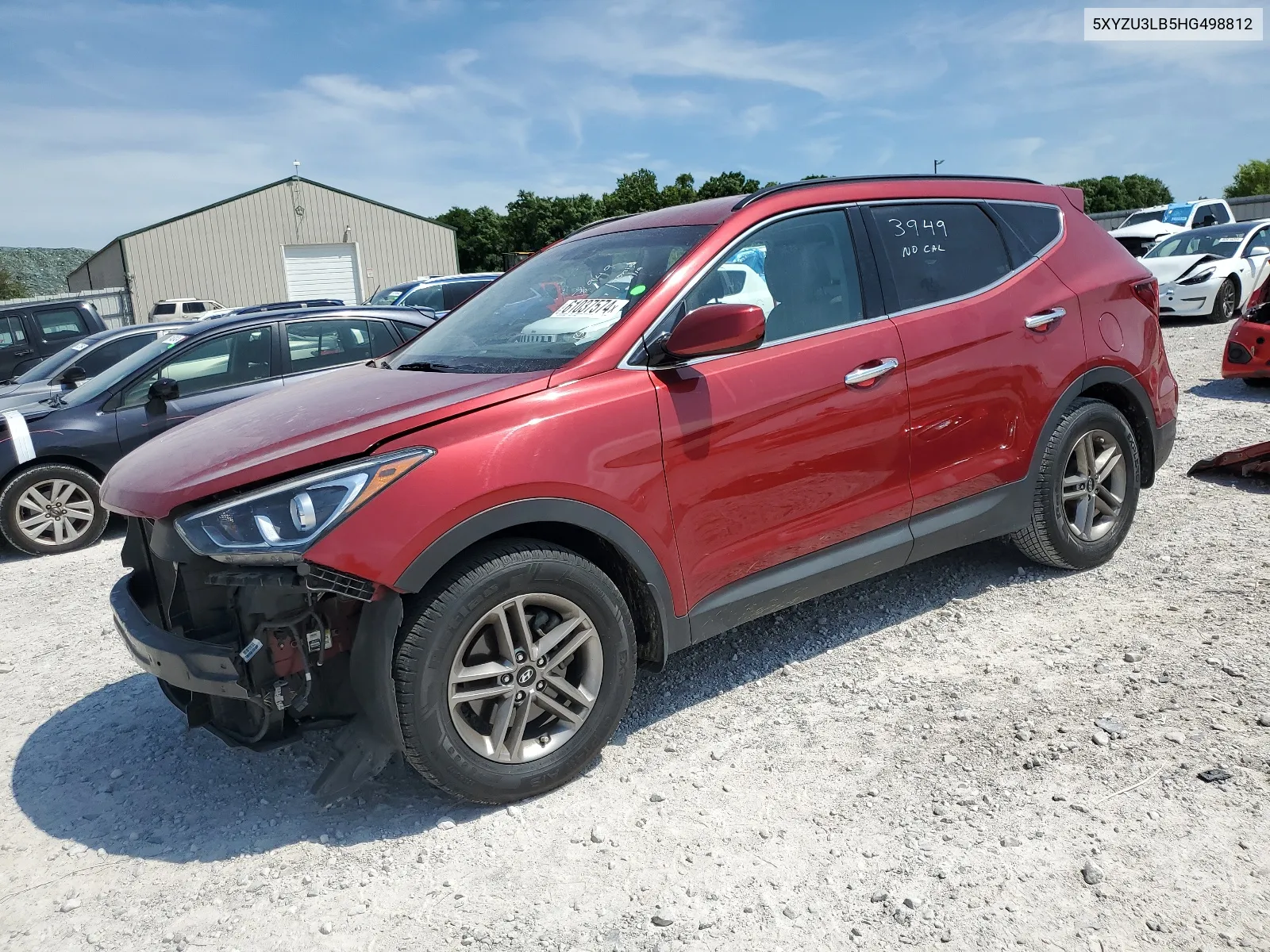 5XYZU3LB5HG498812 2017 Hyundai Santa Fe Sport