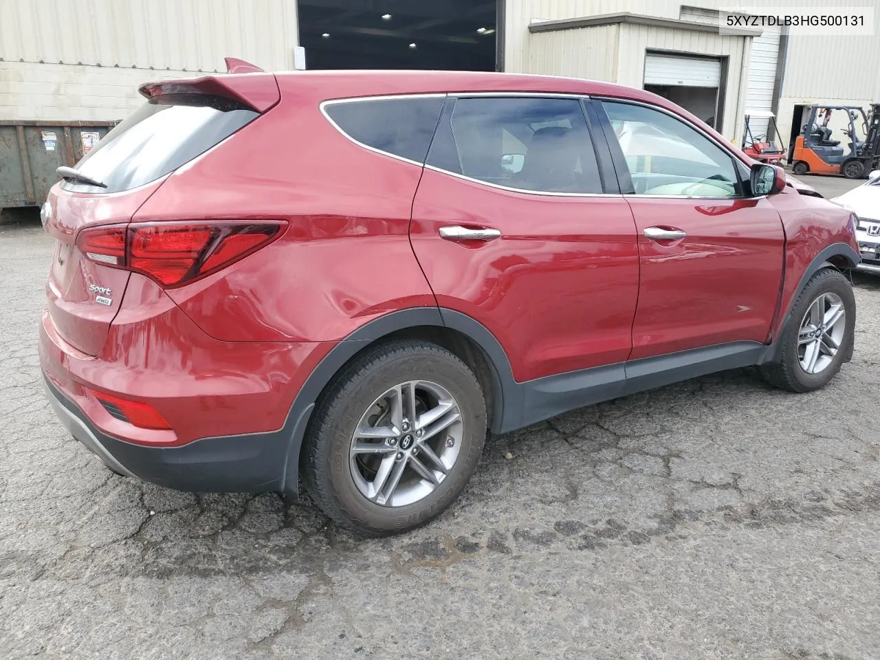 2017 Hyundai Santa Fe Sport VIN: 5XYZTDLB3HG500131 Lot: 61164924