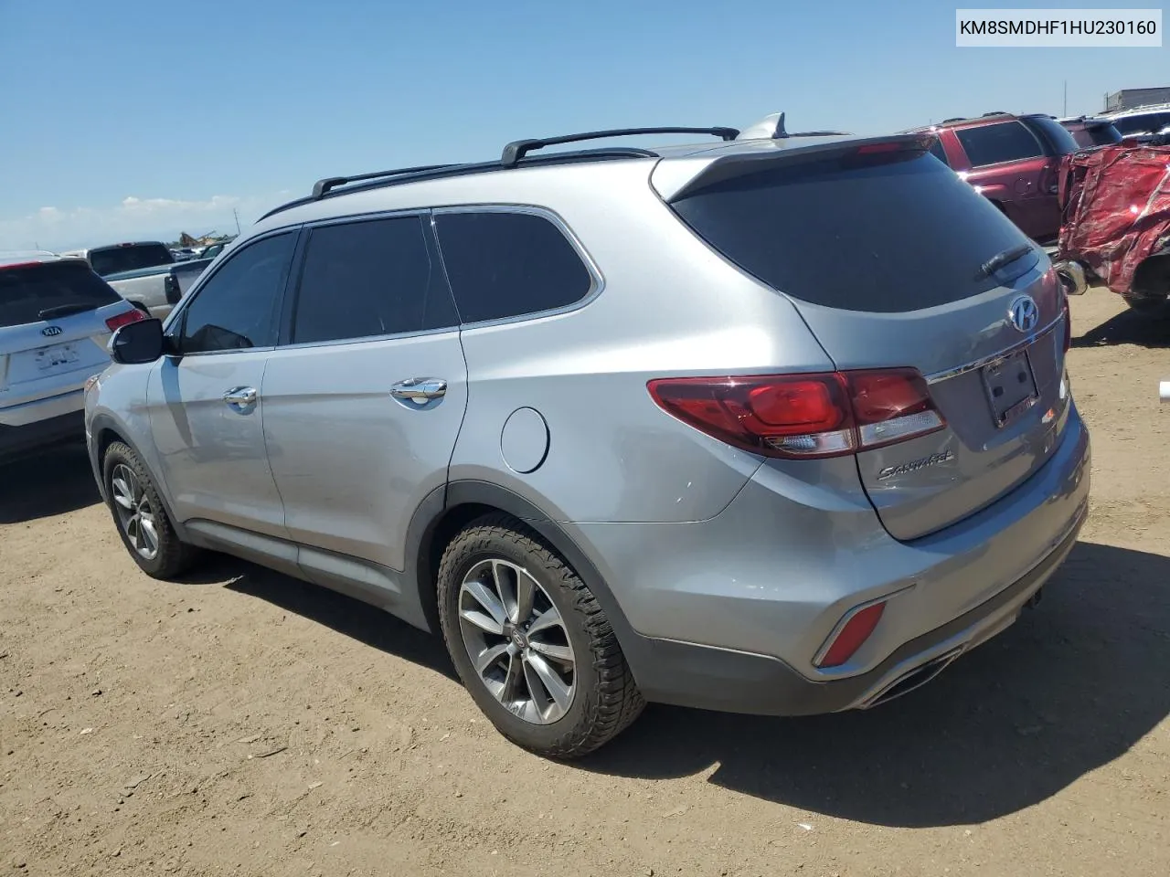 KM8SMDHF1HU230160 2017 Hyundai Santa Fe Se