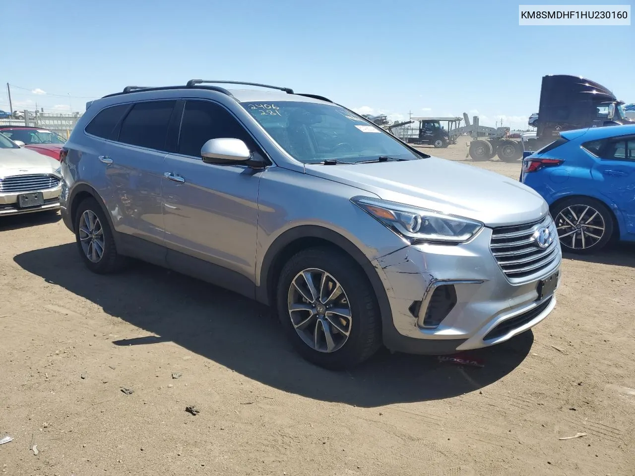 KM8SMDHF1HU230160 2017 Hyundai Santa Fe Se