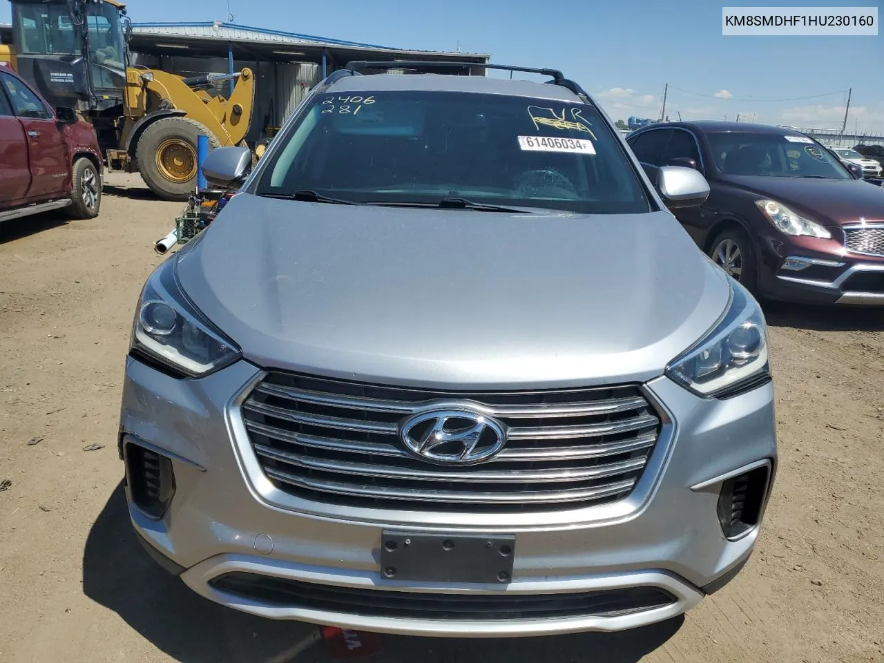 KM8SMDHF1HU230160 2017 Hyundai Santa Fe Se