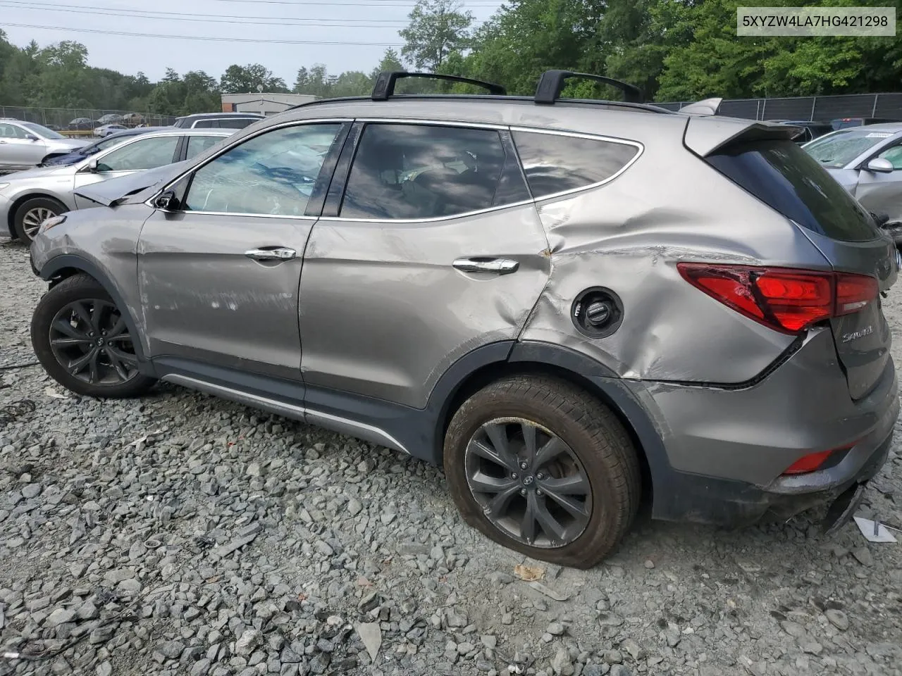 2017 Hyundai Santa Fe Sport VIN: 5XYZW4LA7HG421298 Lot: 61829774