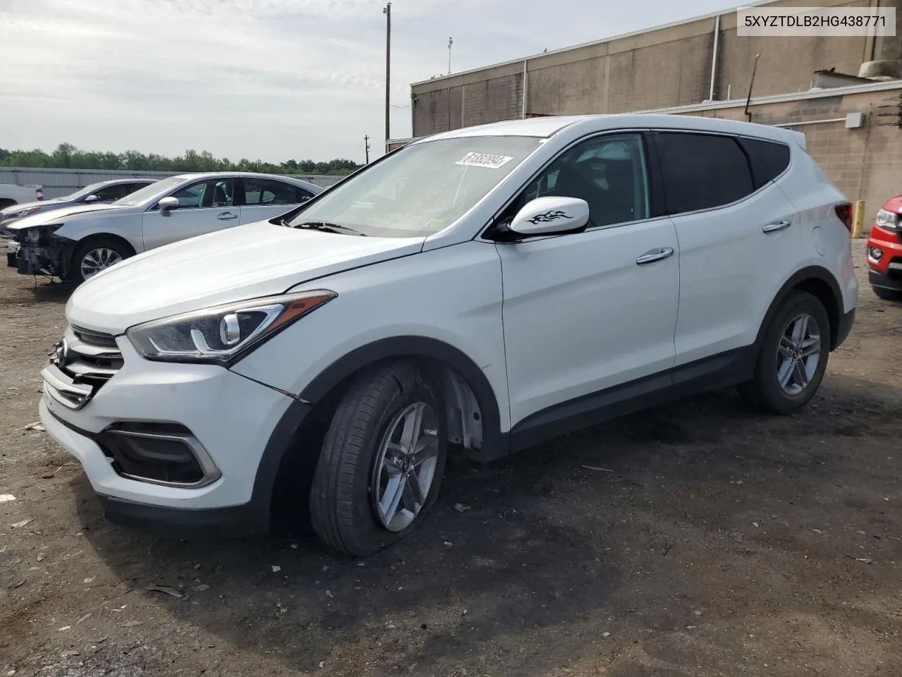 5XYZTDLB2HG438771 2017 Hyundai Santa Fe Sport