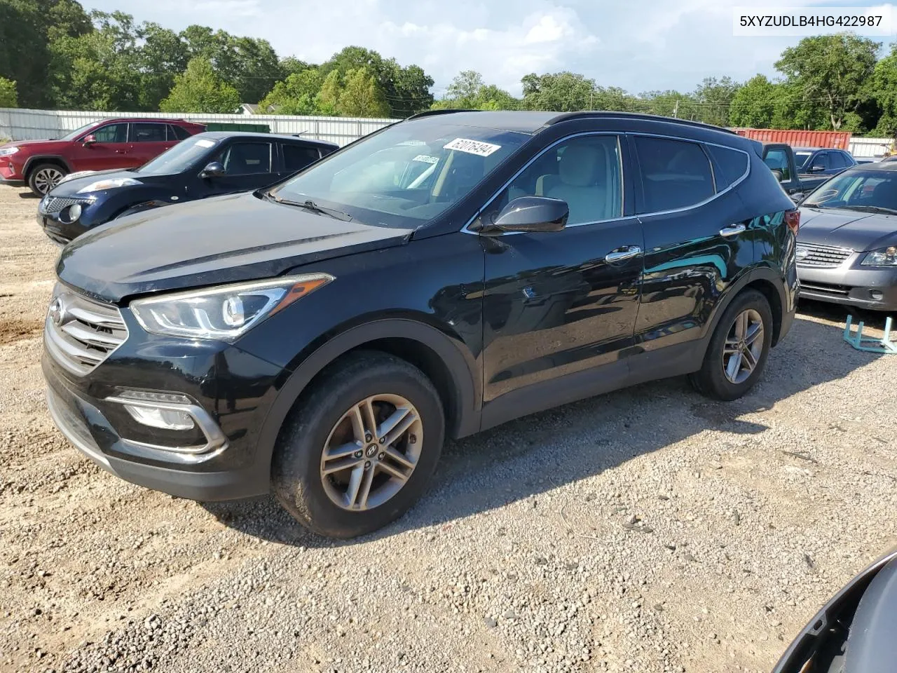 2017 Hyundai Santa Fe Sport VIN: 5XYZUDLB4HG422987 Lot: 62076494