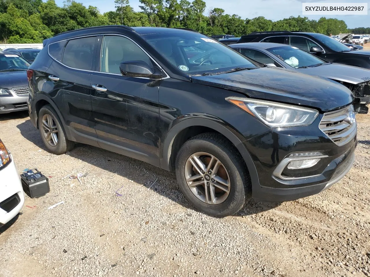 2017 Hyundai Santa Fe Sport VIN: 5XYZUDLB4HG422987 Lot: 62076494