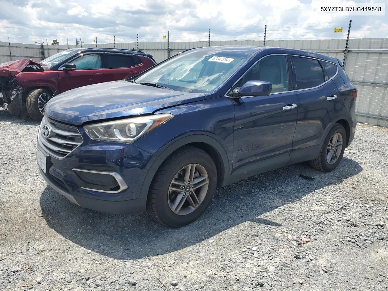 5XYZT3LB7HG449548 2017 Hyundai Santa Fe Sport