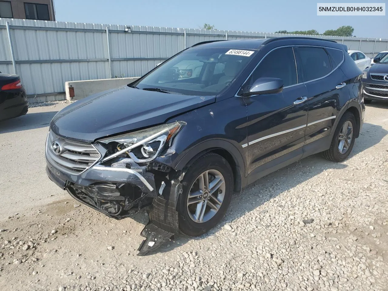 2017 Hyundai Santa Fe Sport VIN: 5NMZUDLB0HH032345 Lot: 62498144