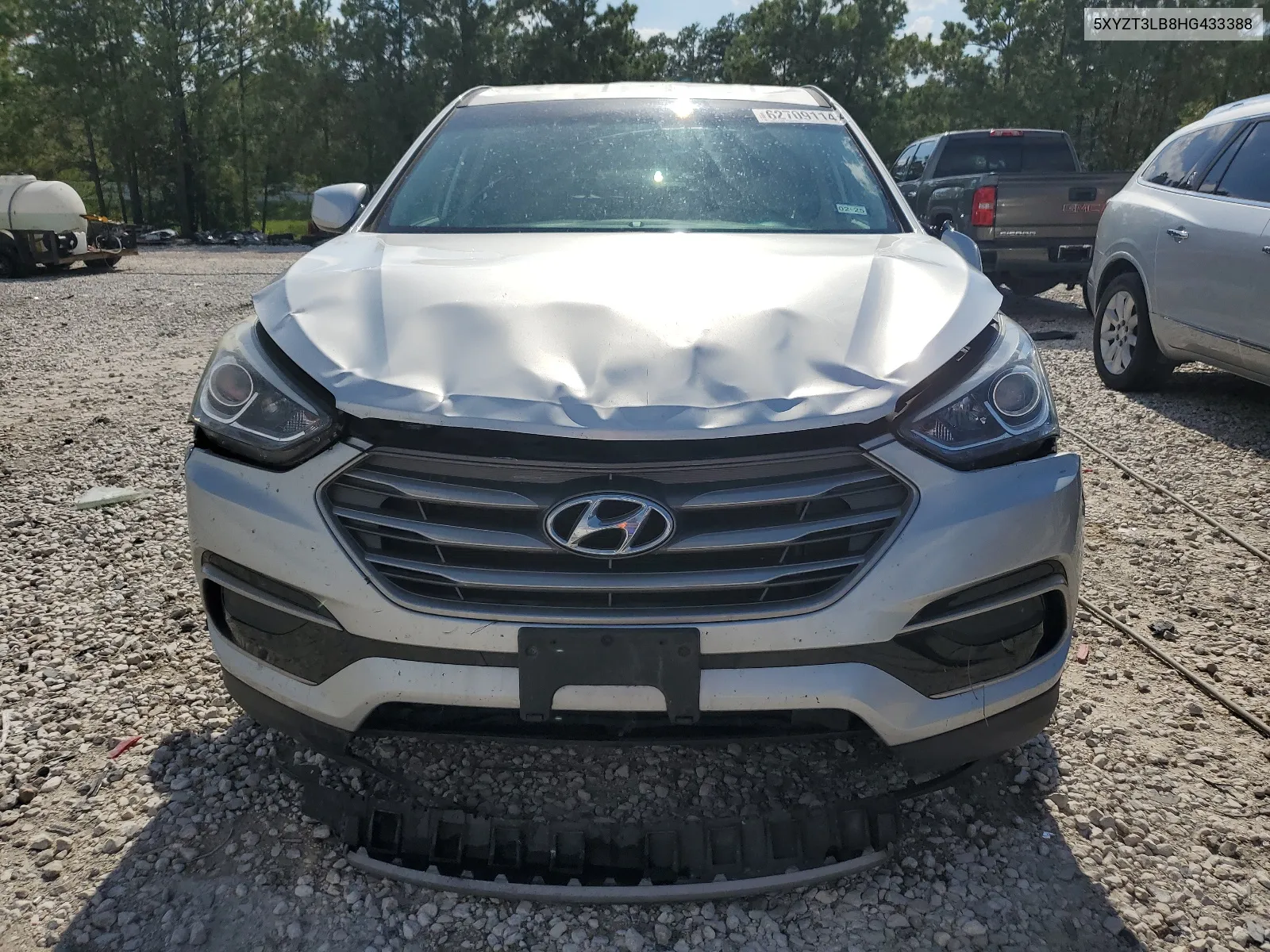 2017 Hyundai Santa Fe Sport VIN: 5XYZT3LB8HG433388 Lot: 62709114