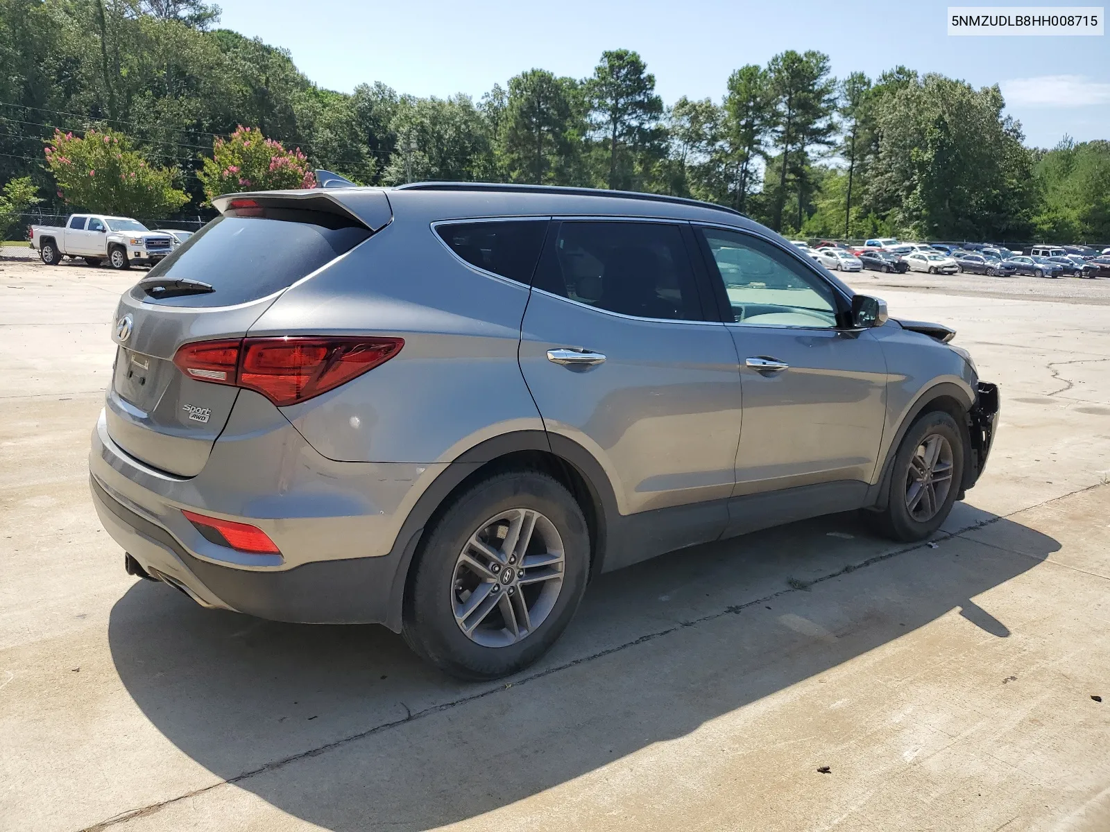 2017 Hyundai Santa Fe Sport VIN: 5NMZUDLB8HH008715 Lot: 62904934