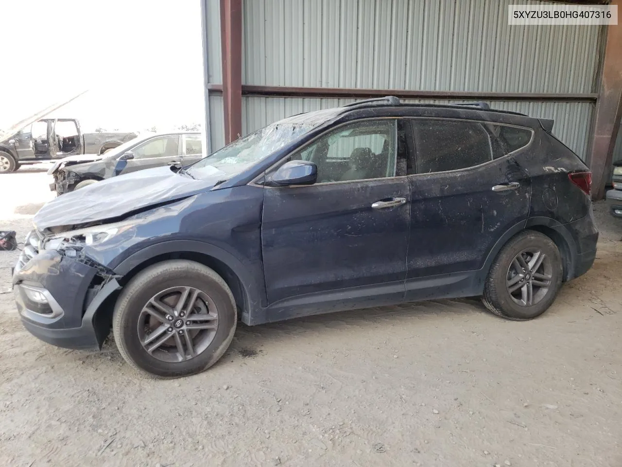 5XYZU3LB0HG407316 2017 Hyundai Santa Fe Sport